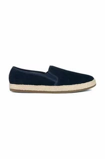 Espadryle męskie - Geox espadryle zamszowe U PANTELLERIA A kolor granatowy U25DWA 00020 C4064 - grafika 1