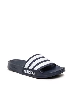 Klapki i japonki męskie - Adidas Klapki adilette Shower AQ1703 Granatowy - grafika 1