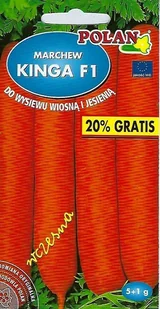 Marchew jadalna Kinga F1 5 g POLAN - Nasiona i cebule - miniaturka - grafika 1