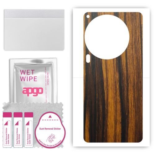 folia naklejka skórka strukturalna na TYŁ do Tecno Camon 30 - Drewno Tygrysie - apgo SKINS