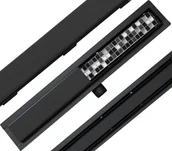 Odpływy liniowe - Mexen MEXEN FLAT 2w1 ODPŁYW LINIOWY BLACK 70 CM WZÓR G13 1710070 - miniaturka - grafika 1