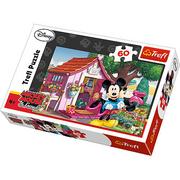 Puzzle - Trefl 60 Miki i Minnie w ogrodzie 17285 - miniaturka - grafika 1