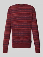 Swetry męskie - Sweter z dzianiny z okrągłym dekoltem model ‘orkney fair isle’ - miniaturka - grafika 1