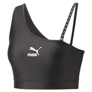 Damski Stanik sportowy PUMA DARE TO CROP TOP 53831201 – Czarny - Biustonosze - miniaturka - grafika 1