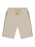 Spodenki damskie - Guess Szorty sportowe L6GD17 K6ZS1 Beżowy Regular Fit - miniaturka - grafika 1