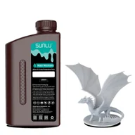 Filamenty i akcesoria do drukarek 3D - żywica do drukarek 3D, rozpuszczalna w wodzie, o wysokiej precyzji, SZARA - miniaturka - grafika 1