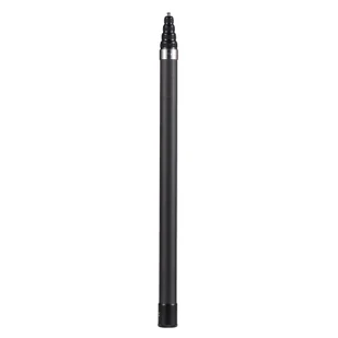 Przenośny selfie stick Stojak z włókna węglowego Mocowanie kamery Mocowanie śrubowe 1/4 cala 45,5 cm-300 cm / 17,9 cala-118 cali Regulowana długość Kompatybilny z Insta360 X2 / X3 - Selfie stick - miniaturka - grafika 1