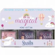 Zabawy w naśladowanie dorosłych - Zestaw 3 lakierów do paznokci dla dzieci mini - unicorn edycja specjalna Snails - miniaturka - grafika 1