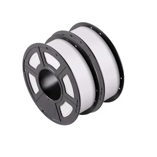 filament do drukarek 3D, średnica 175 mm, opcje wielokolorowe, biały 2 kg - Filamenty i akcesoria do drukarek 3D - miniaturka - grafika 1