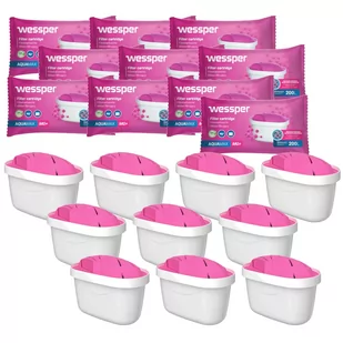Wessper AquaMax MG+ Wkład filtrujący do dzbanka 10 sztuk - Wkłady filtrujące - miniaturka - grafika 1