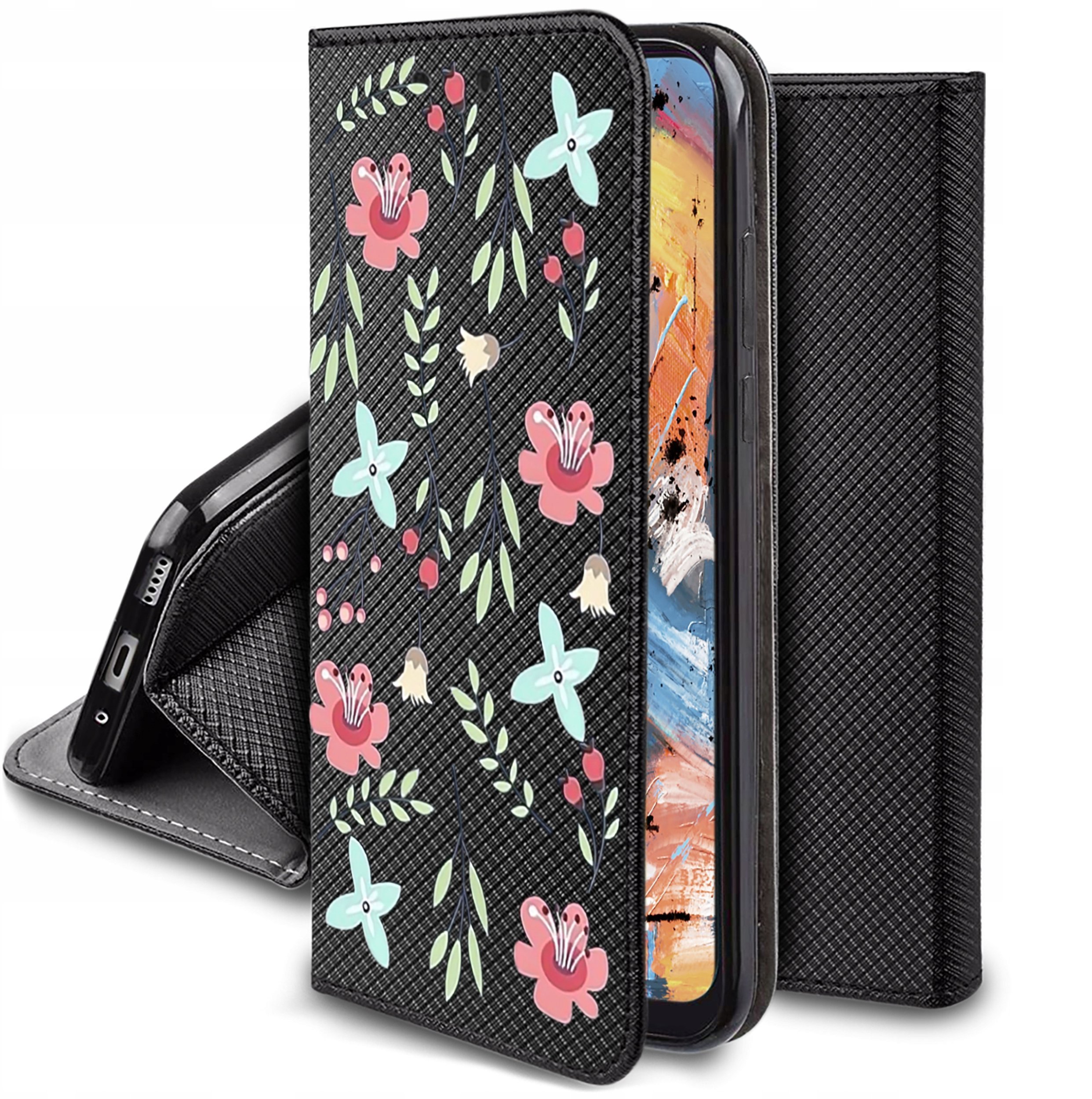Etui do Honor Magic5 Lite MAGNET WZORY CASE PORTFEL