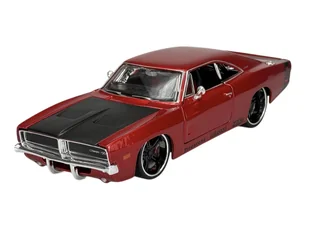 MAISTO DESIGN 1969 DODGE CHARGER R/T CZERWONY 1:24 32537 - Samochody i pojazdy dla dzieci - miniaturka - grafika 1