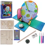 Zabawki zręcznościowe - Zegar Słoneczny Słońce Drążek Plansze Zestaw Naukowy Przyrodniczy Eksperyme - miniaturka - grafika 1