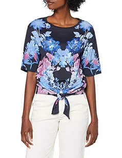 Desigual T-shirt damski Ts_Mirror, niebieski, XS - Koszulki i topy damskie - miniaturka - grafika 1