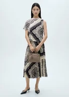 Spódnice - MANGO - Spódnica plisowana ze wzorem paisley niebieski - XL - Kobieta - miniaturka - grafika 1