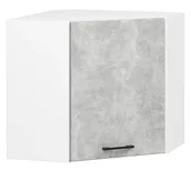 Szafki kuchenne - Narożna szafka kuchenna w kolorze betonu N1-D02 - miniaturka - grafika 1