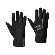 Rękawiczki - Ciepłe rękawice rowerowe Jack Wolfskin MOROBBIA LIGHT GLOVE black - XS - miniaturka - grafika 1