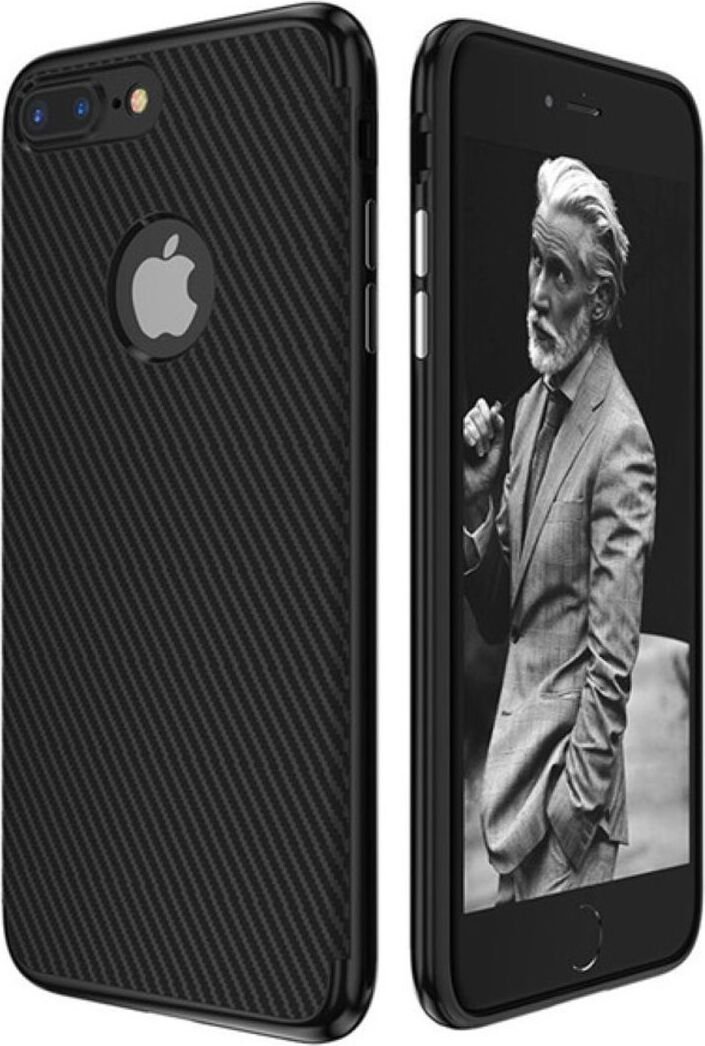Hybrydowe silikonowe etui na telefon komórkowy Apple iPhone 6 / 6s Case Cover Bag Black