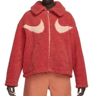 Kurtki damskie - Kurtka Nike Sportwear Swoosh Sherpa Full Zip DD5620-605 S - miniaturka - grafika 1