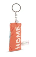 Plecaki - Breloczek Mini Poduszka Pluszowa "Home" 8cm z Dzwoneczkiem - kolorowy - Lojalny towarzysz dla wszystkich grup wiekowych z karabińczykiem, idealny do plecaka, torby, smyczy lub kluczy 62115 - miniaturka - grafika 1