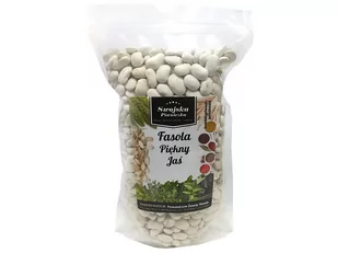 FASOLA BIAŁA JAŚ jasiek 1kg Swojska Piwniczka - Ziarna i nasiona roślin strączkowych - miniaturka - grafika 1