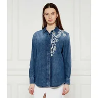 Koszule damskie - DONDUP - made in Italy Jeansowa koszula Oversize fit - miniaturka - grafika 1