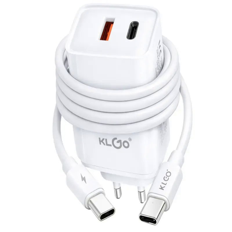 Szybka ładowarka sieciowa do telefonu usb-c 35w zasilacz wtyczka kabel