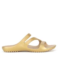 Klapki i japonki damskie - Klapki Crocs KADEE II METALLIC SANDAL W 210147-710 Złoty - miniaturka - grafika 1