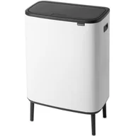 Kosze na śmieci - Brabantia Kosz na śmieci Bo Touch Bin Hi 2 x 30 l biały 130601 - miniaturka - grafika 1