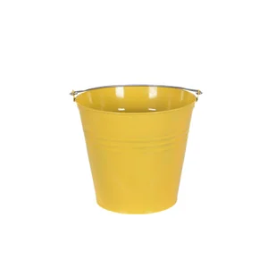 Wiadro emaliowane żółte 7l Rim Kowalczyk - Miotły, szufle, mopy - miniaturka - grafika 1