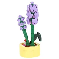 Klocki - Klocki Konstrukcyjne Kwiaty w Doniczce do Budowania - Lawenda - miniaturka - grafika 1