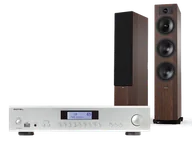 Zestawy stereo - Rotel A14 MkII (srebrny) + Tesi 6 (mokka) - miniaturka - grafika 1
