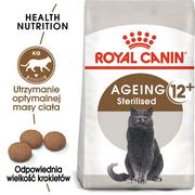 Sucha karma dla kotów - ROYAL CANIN Ageing Sterilised +12 2kg + niespodzianka dla kota GRATIS! - miniaturka - grafika 1