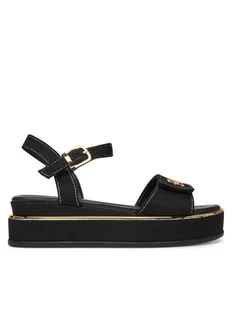 Tommy Hilfiger Sandały T3A2-33788-1828 S Czarny - Sandały damskie - miniaturka - grafika 1