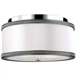 Elstead Lighting Plafon PAVE styl klasyczny metal nikiel malowany połysk) FE/PAVE/F/S - Lampy sufitowe - miniaturka - grafika 1