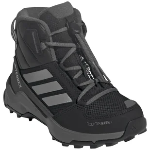 Buty dziecięce Adidas Terrex Ax4R Cw+ Mid K Rozmiar butów (UE): 36 2/3 / Kolor: czarny/szary - Buty dla chłopców - miniaturka - grafika 1