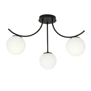 Emibig Boston lampa sufitowa 3-punktowa czarna/biała 1109/3 - Lampy sufitowe - miniaturka - grafika 2