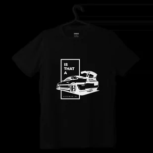 T-shirt koszulka IS THAT A SUPRA JDM czarna-XL - Odzież do sportów motorowych - miniaturka - grafika 1