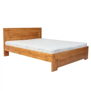 Ekodom Łóżko drewniane Lund Rozmiar 120x200 Szuflada 2/3 długości łóżka Kolor wybarwienia Olcha biała - Łóżka - miniaturka - grafika 1