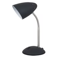 Lampy stojące - Italux Lampka biurkowa Cosmic 1 x 60 W E27 czarna/chrom MT-HN2013-B+S - miniaturka - grafika 1