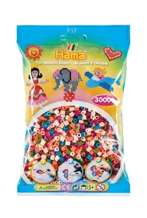 Hama 201-58, różne kolory mix - 3000 koralików midi - Prace ręczne dla dzieci - miniaturka - grafika 1