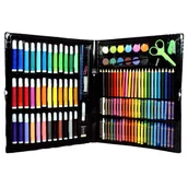 Przybory szkolne - Zestaw do malowania Artystyczny Plastyczny Pisaki Farby Kredki Walizka - miniaturka - grafika 1