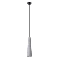 Lampy sufitowe - Lampa wisząca ELECTRA beton SOLLUX LIGHTING - miniaturka - grafika 1