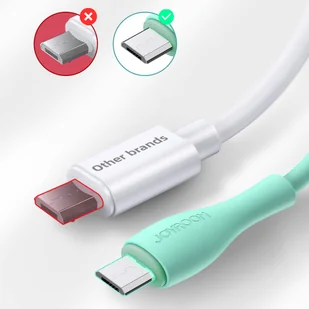 Joyroom kabel USB - micro USB 2,4 A 1 m zielony (S-1030M8) - Kable USB - miniaturka - grafika 7