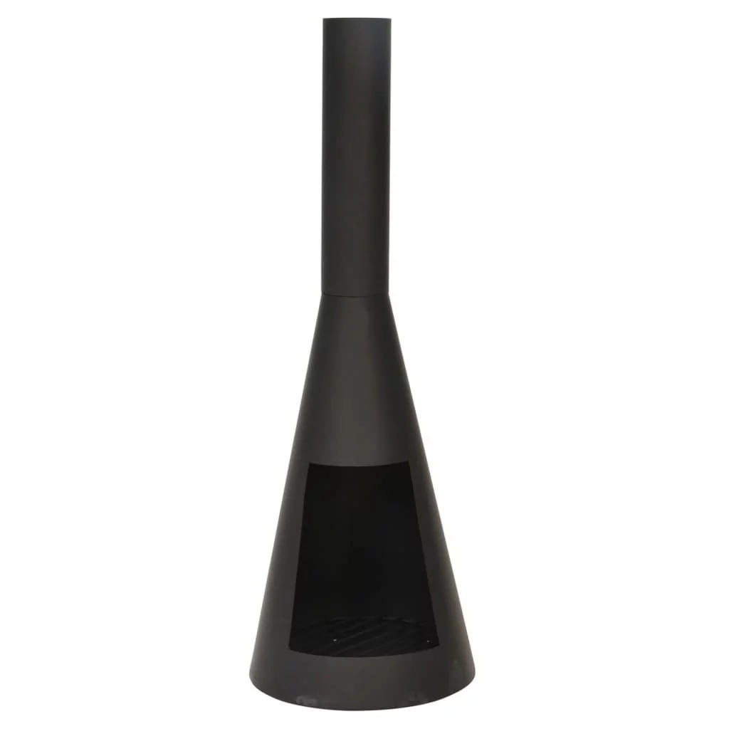 Ambiance Palenisko z kominem Ambient, 100 cm, czarne