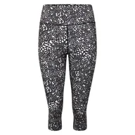 Spodnie sportowe damskie - Legginsy damskie 3/4 Dare 2b Influential 3/4 Rozmiar: XS / Kolor: czarny/biały - miniaturka - grafika 1