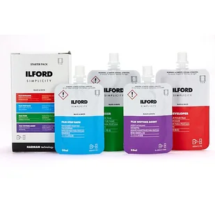 Ilford Zestaw SIMPLICITY - chemia do wywoływania filmów - Wyposażenie ciemni fotograficznej - miniaturka - grafika 1