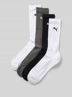 Skarpetki męskie - Skarpety z nadrukiem z logo w zestawie 4 szt. - miniaturka - grafika 1