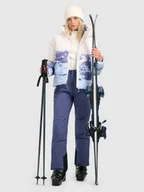 Spodnie narciarskie - 4F Spodnie narciarskie membrana 5000 damskie - granatowe XXL - miniaturka - grafika 1