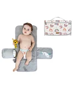 Przewijaki - Przenośny Przewijak Organizer 2W1 Dla Niemowląt Rainbow / Hamur Home - miniaturka - grafika 1